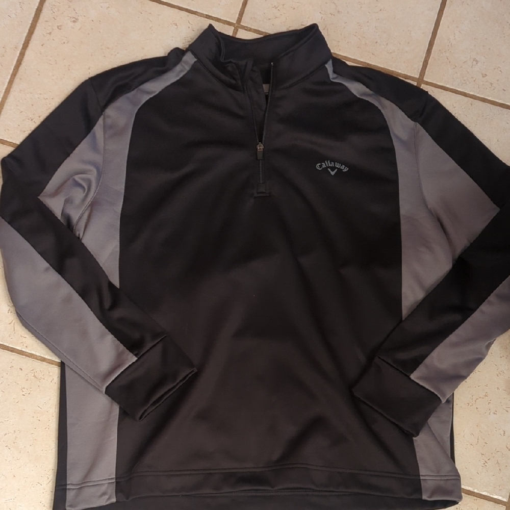 Callaway Men's Two-Tone Black and Gray Jacket